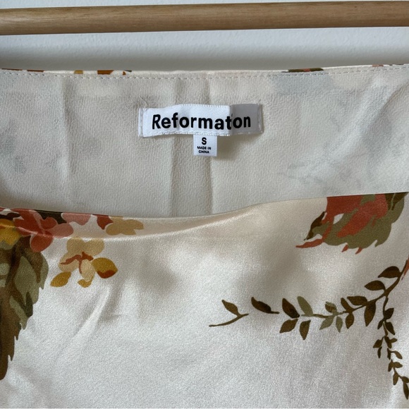 Reformation Floral Cream Dress - Picture 4 of 4